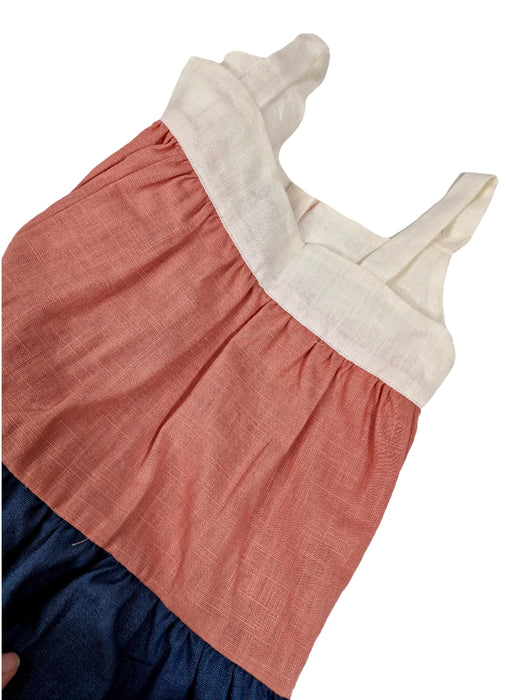 AMAIA outlet robe tricolore 3,4,8 ans