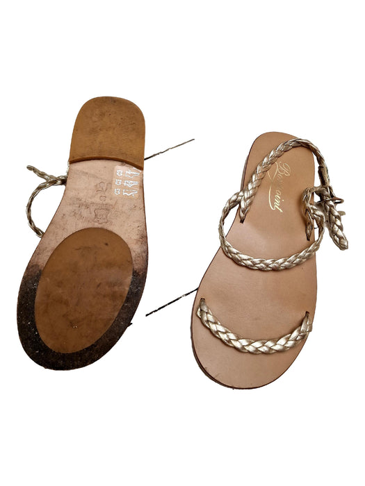 BONPOINT sandales tressées or 30