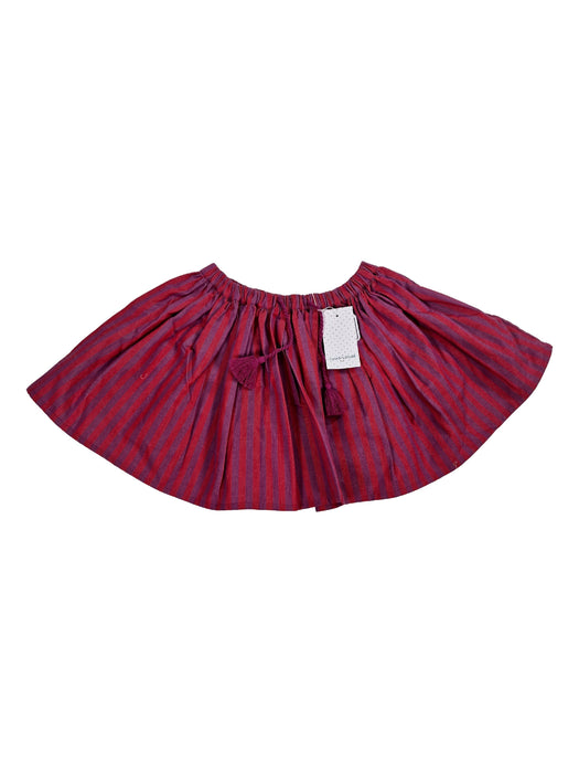LOUIS LOUISE outlet 6 ans jupe rayée rouge rose