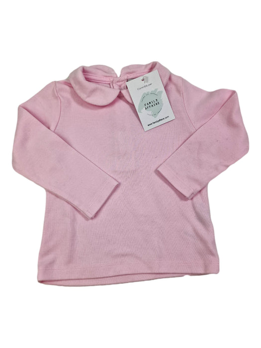 12m Top rose col rond