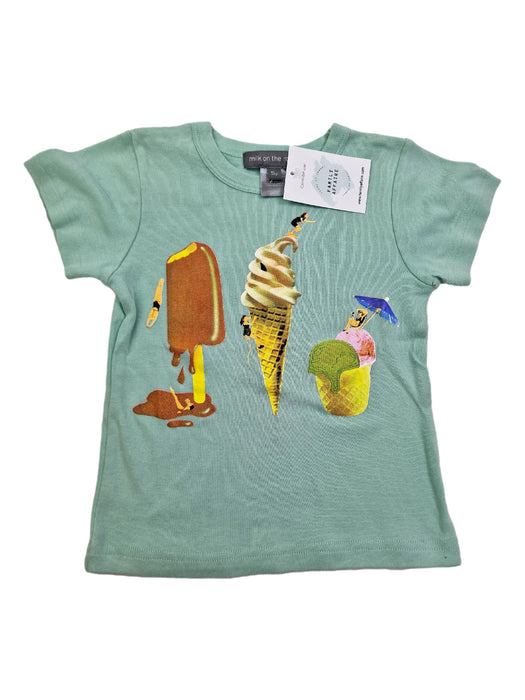 MILK ON THE ROCKS outlet 5 ans tee shirt glace