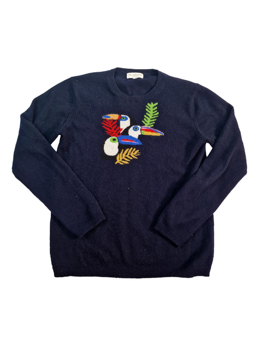 ERIC BOMPARD 12 ans pull toucan cachemire