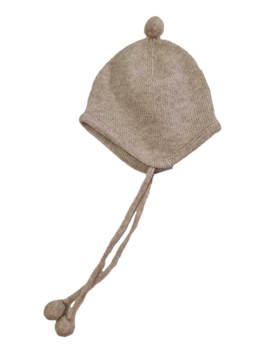 OSCAR ET VALENTINE 0/6m bonnet cachemire beige