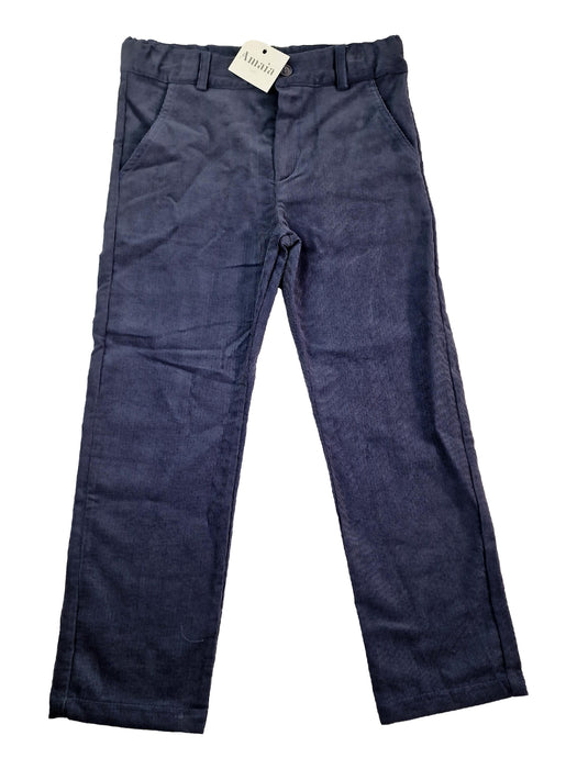 AMAIA outlet 4,5,6,8 ans pantalon bleu velours