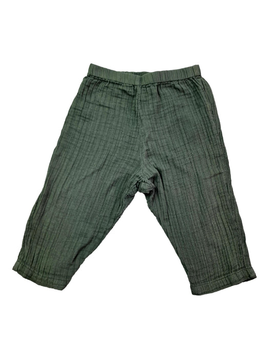 BONTON 12m pantalon vert gaze de coton