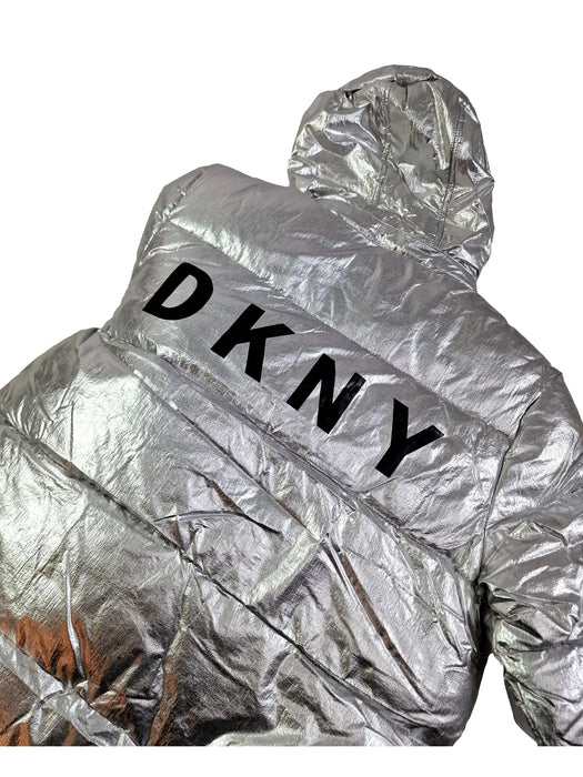 DKNY 12 ans neuf doudoune argent