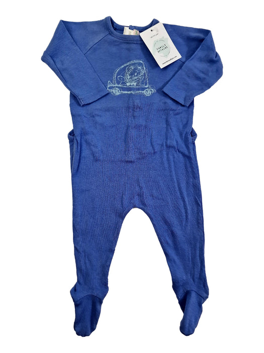 BONPOINT 3m pyjama bleu jersey