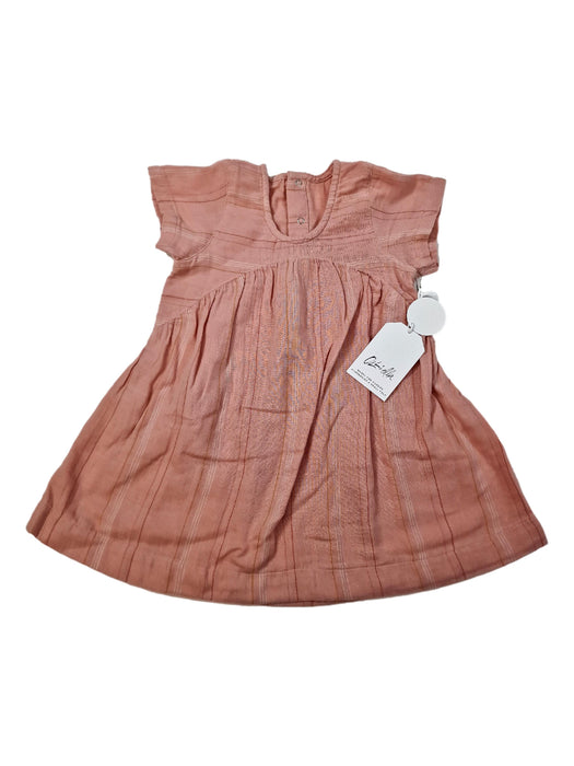 OLIELLA outlet 1/2 ans robe gaze de coton rose