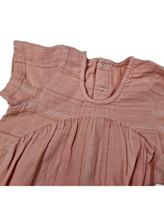 OLIELLA outlet 1/2 ans robe gaze de coton rose