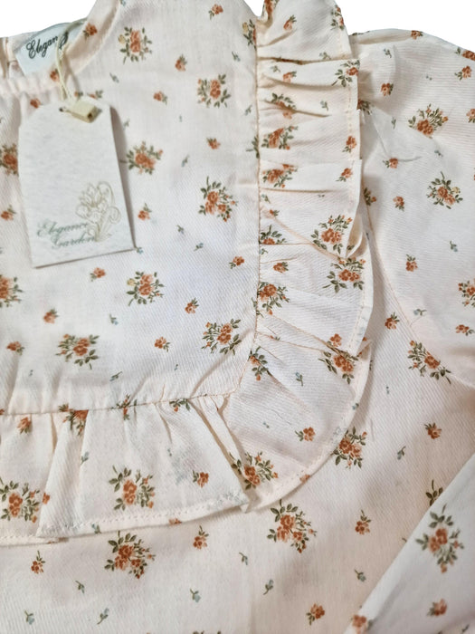 ELEGANCE GARDEN outlet blouse motif moutarde 3 au 12 ans