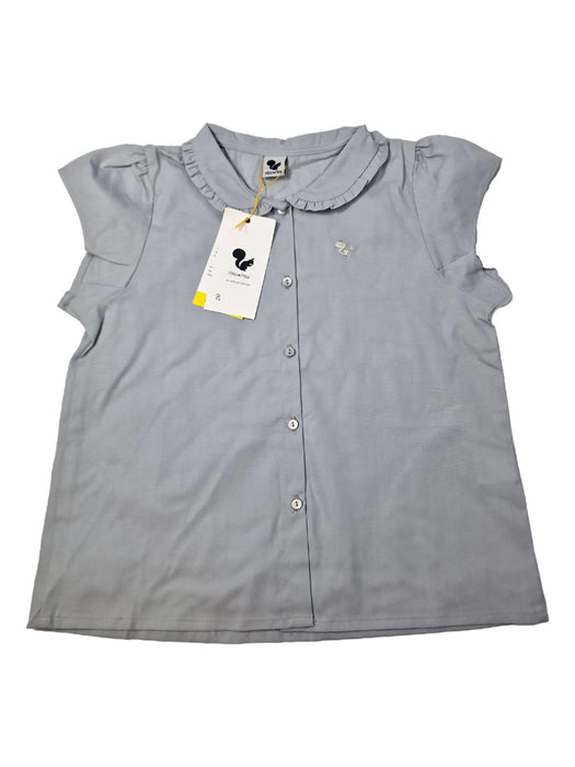 RISU RISU outlet 3,4,8,10 ans blouse col claudine gris