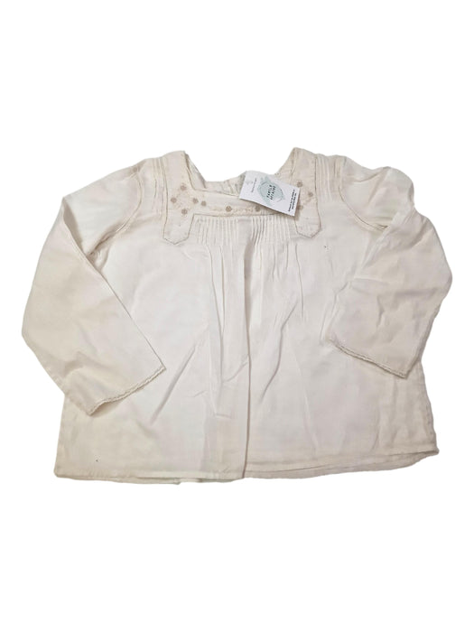 BONPOINT 6 ans blouse blanche dentelle