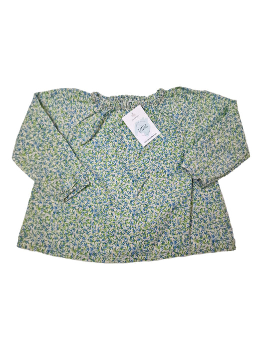 BOUTCHOU 3 ans blouse motif vert bleu
