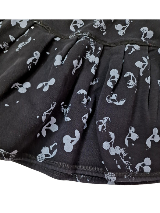 BONPOINT 8 ans jupe molleton noir cerise grise