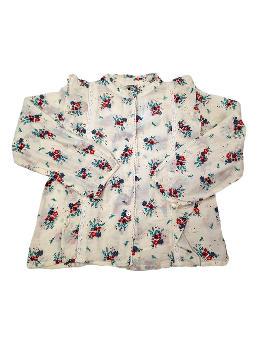 BONTON 6 ans blouse motif fleurs