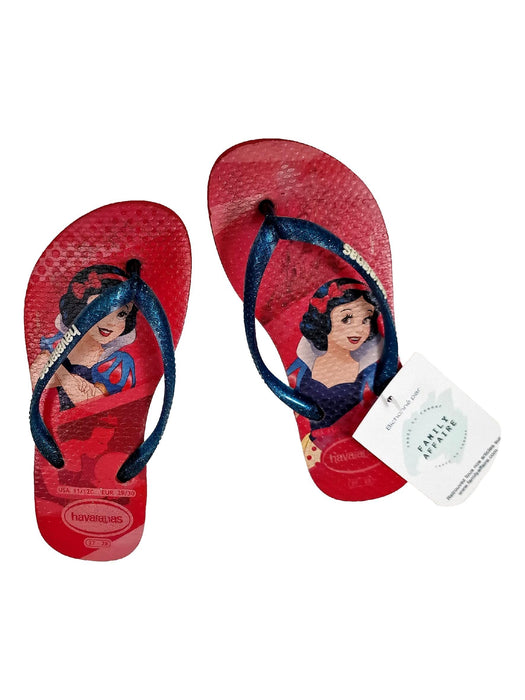 HAVAIANAS 29/30 tongs rouge blanche neige