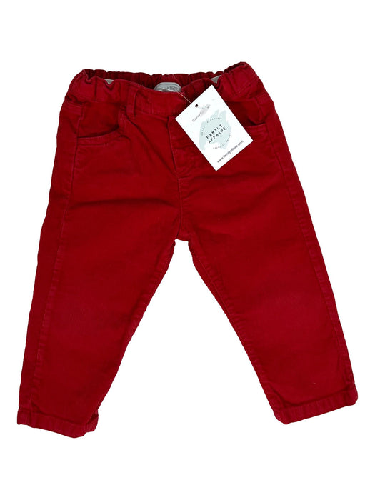 TARTINE ET CHOCOLAT 12 mois pantalon velours rouge