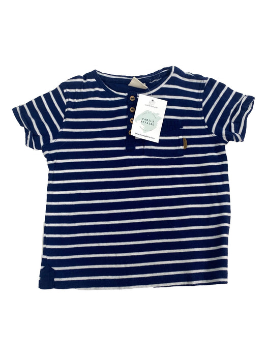 ZARA 3/4 ans T-shirt rayé marine