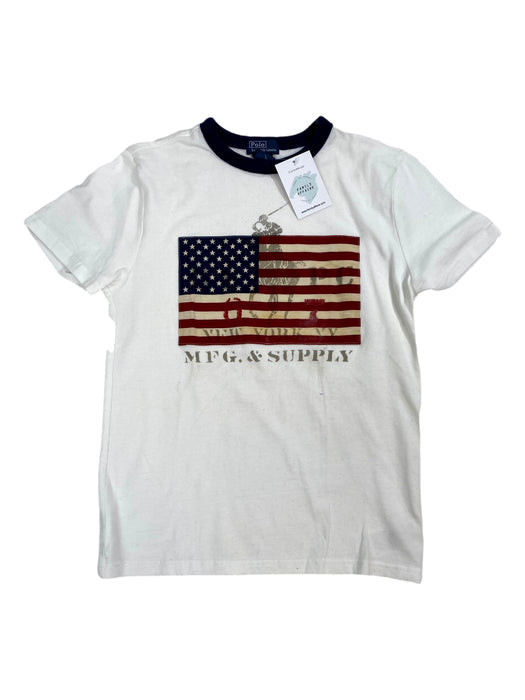 RALPH LAUREN 8 ans T-shirt drapeau américain