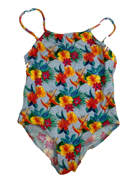 MONOPRIX 8 ans maillot de bain 1P fleur tropical