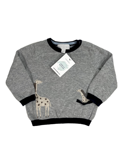 THE LITTLE WHITE COMPANY 12 mois Pull gris
