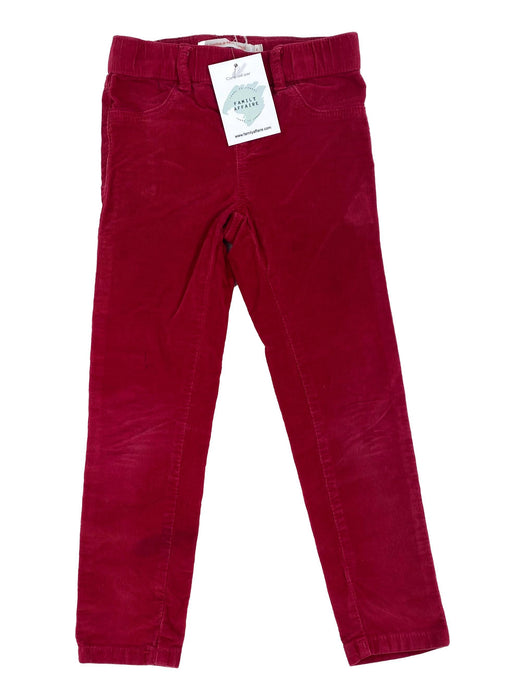 MONOPRIX 4 ans Pantalon rouge velours côtelé