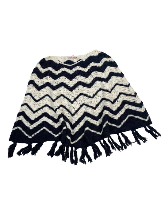 BONPOINT taille 2  Poncho rayé 6/8 ans