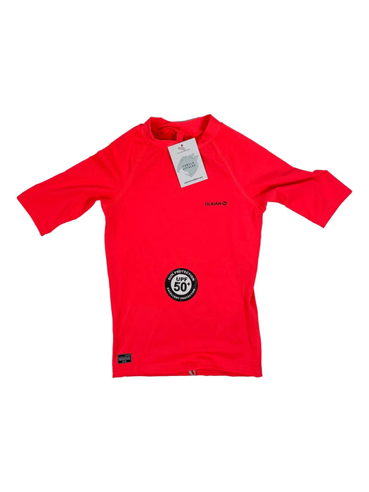 DECATHLON 8 ans tee shirt anti UV rose fluo corail