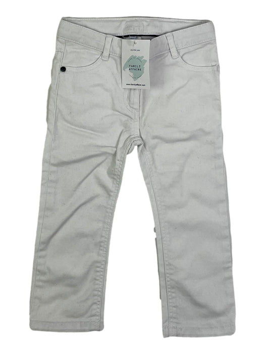 JACADI 2 ans Pantalon jean blanc