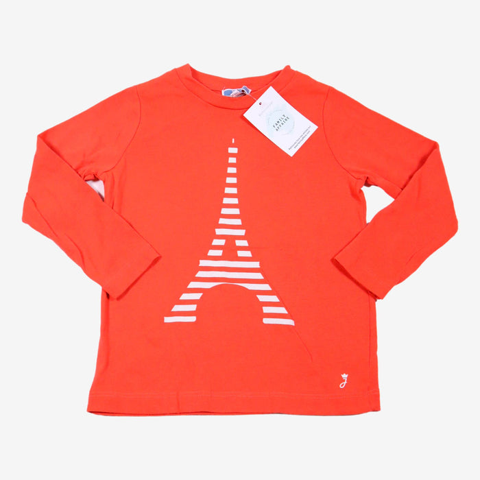 JACADI 3 ans Tee-Shirt motif Tour Eiffel rouge