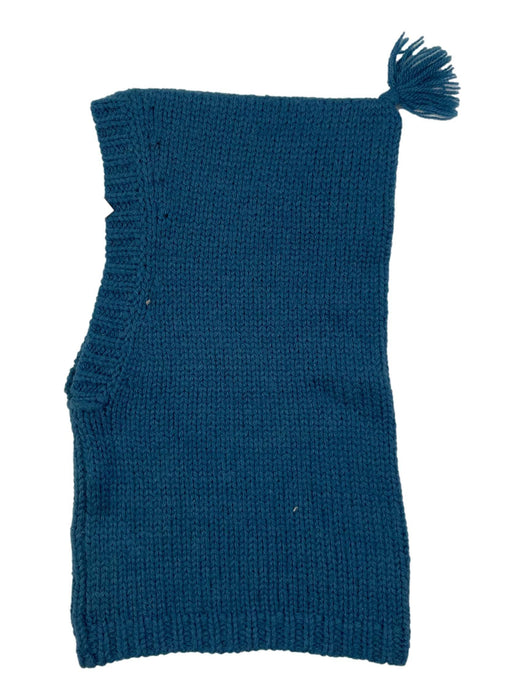 BONTON 4/8 ans Cagoule en laine vieux bleu