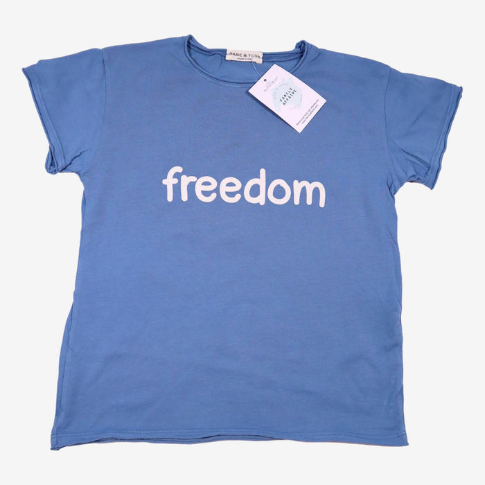 BABE & TESS 8 ans Tee-shirt bleu freedom