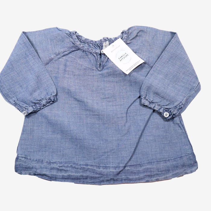 BABE AND TESS 9m blouse denim