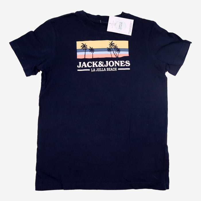 JACK & JONES 10 ans Tee-shirt palmiers bleu