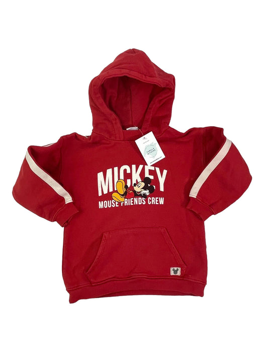 ZARA 4/5 ans Sweat rouge mickey mouse
