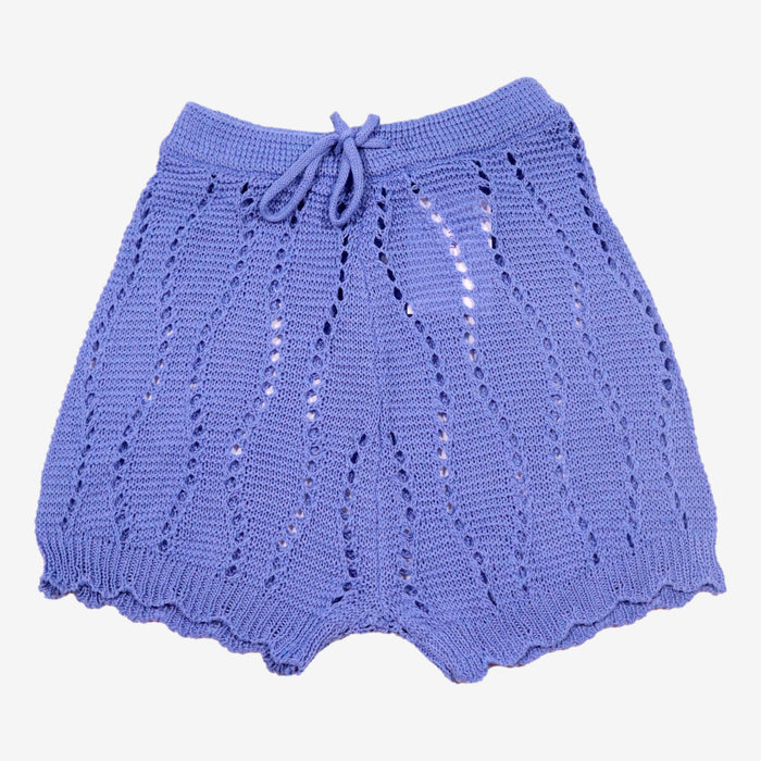 12 ans short crochet bleu
