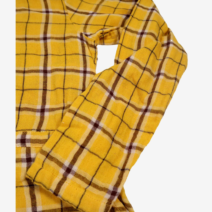 NICE THINGS MINI 10 ans robe jaune carreaux