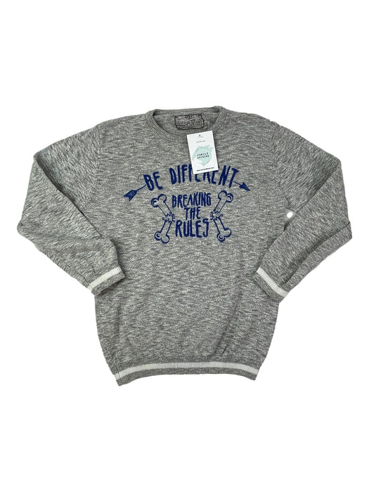 ZARA 8 ans pull fin gris be different