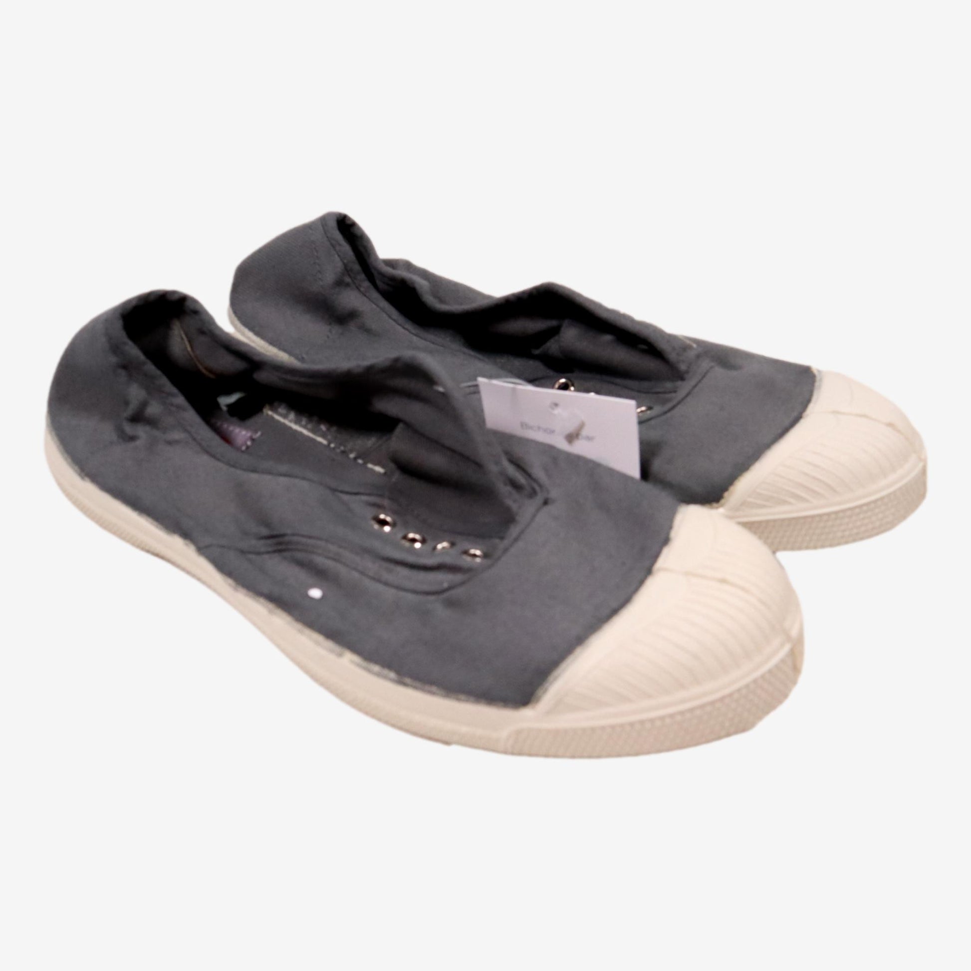 Bensimon Grises Chaussure Tennis Bensimon A Lacets Bensimon