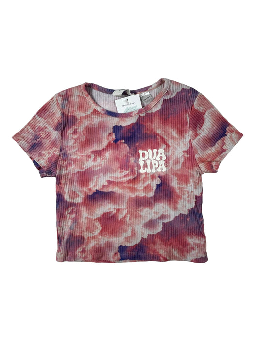 H&M 12 ans T-shirt Dua lipa rose motif nuages