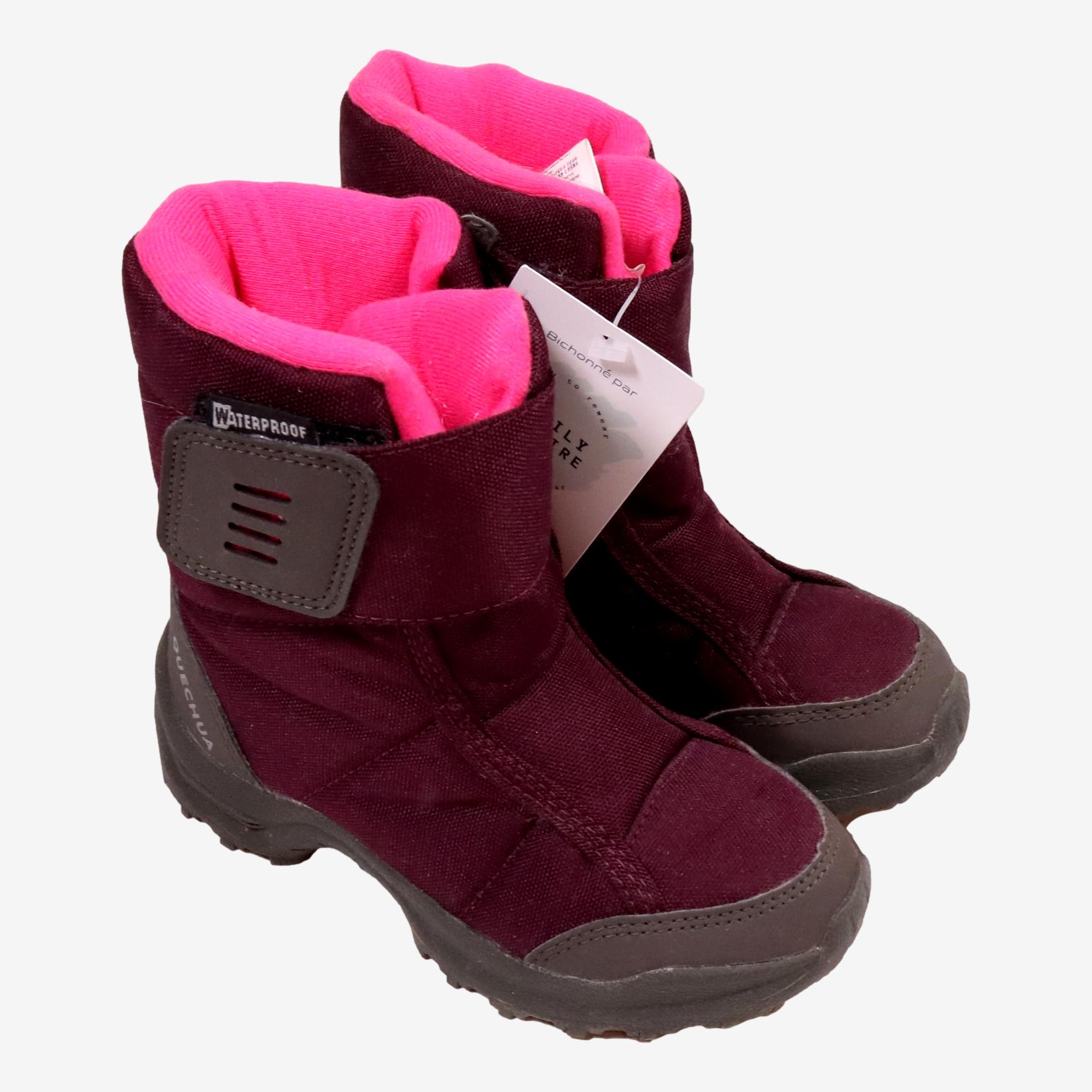 Snow Boots Bottes De Neige Fille Decathlon Winter Boots Botte