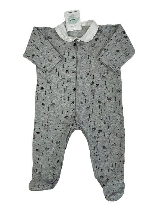 BOUTCHOU 12 mois pyjama gris avec dessins