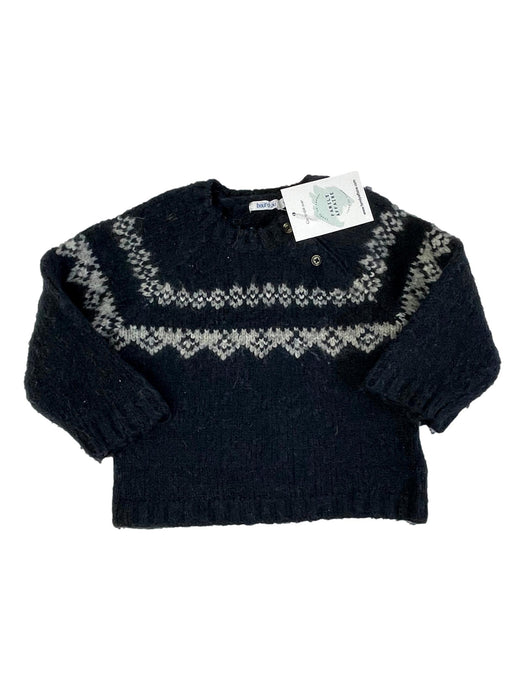 BOUTCHOU 12 mois pull gris anthracite en maille