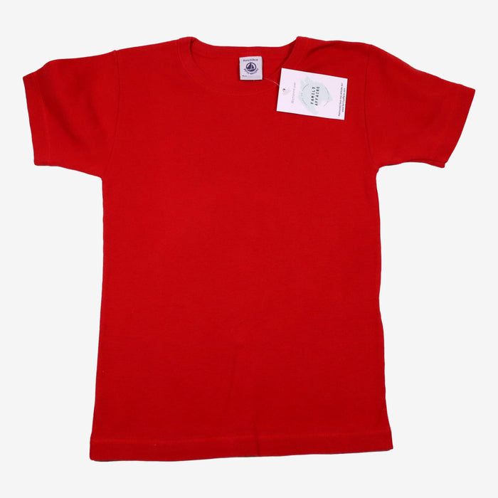PETIT BATEAU 8 ans Tee-shirt rouge