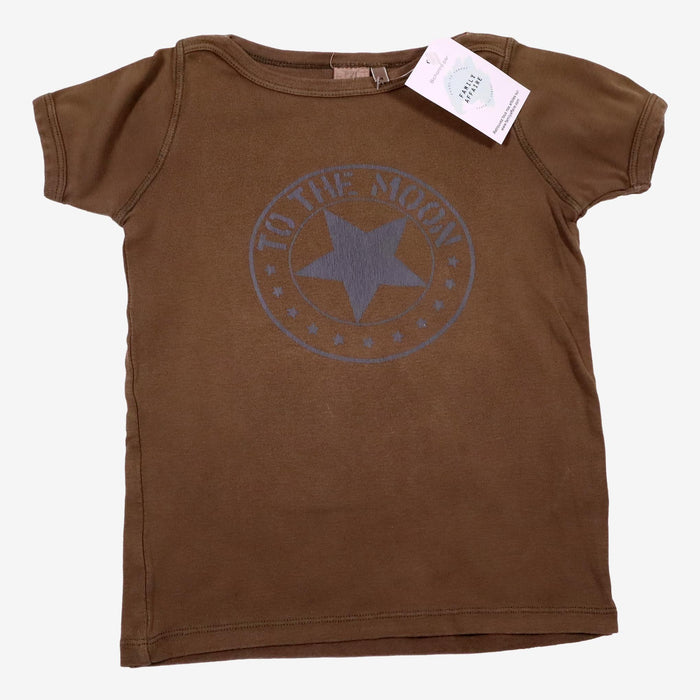 BONTON 4 ans T-shirt marron motif étoile
