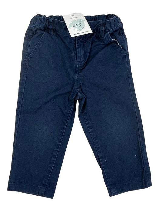 JACADI 18 mois pantalon chino bleu marine