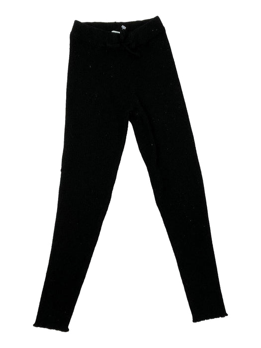 ZARA 9 ans legging en maille cotelé noir