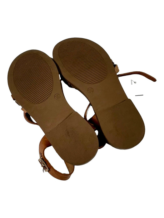PAPOUELLI P35 sandales marron et imprimé animal