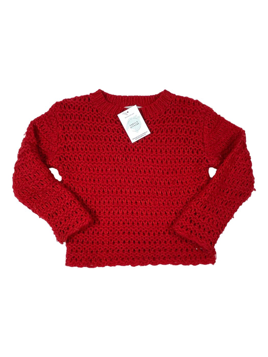 STELLA MC CARTNEY 6 ans pull rouge grosse maille