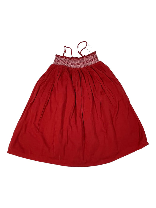 MONOPRIX 8 ans robe rouge smock (défaut)
